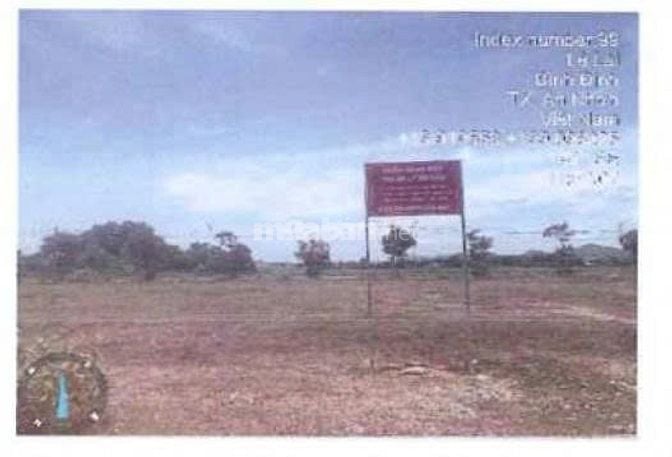 BÁN ĐẤU GIÁ 125M2 ĐẤT TẠI THỬA 1756 phường Nhơn Hưng, thị xã An Nhơn, 