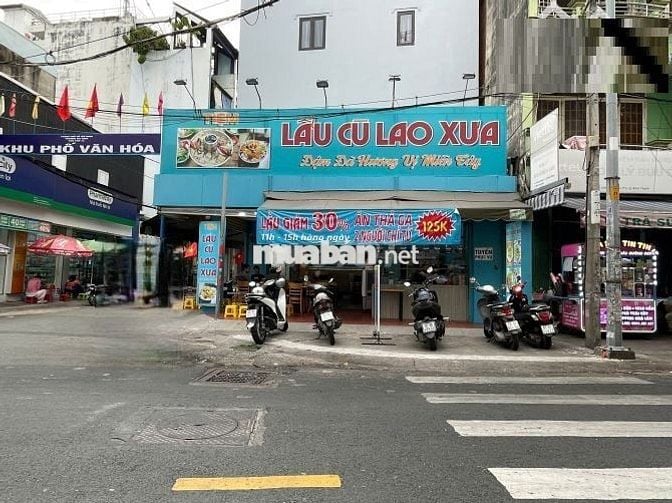 góc 2 mặt tiền Vạn Kiếp - KD sầm uất