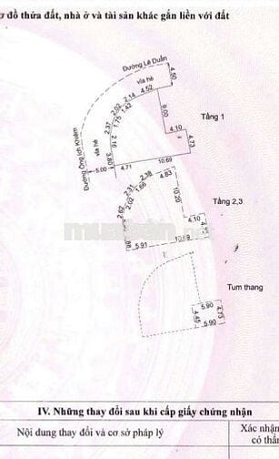 Bán  lô góc Kim Cương Mặt Tiền Đường Lê Duẩn - Ông Ích Khiêm