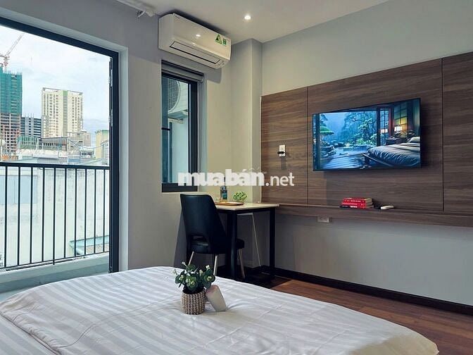 Căn hộ ban công 1PN- Tách bếp - Nội thất cao cấp - 30m2 Q.Bình Thạnh
