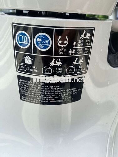 Bán SH160i 2025 odo 1400km + bs đấu giá 68AB.36663