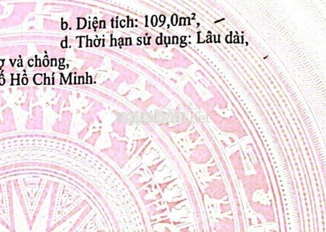 Đất Gân Tu Viện Khánh An 109m2 ( nợ HẬu)