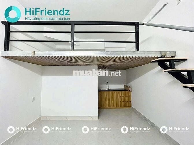 CHO THUÊ PHÒNG CÓ GÁC MỚI THANG MÁY NGAY HVHK - ETOWN - NHÀ GA T3