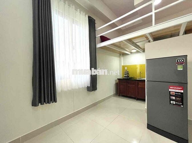 Phòng Gác Lửng Thoáng Mát Ngay Nguyễn Thái Bình