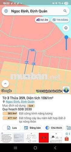 Đất sổ đỏ 1000 m2 gần thác ba giọt