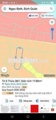 Đất sổ đỏ 1000 m2 gần thác ba giọt