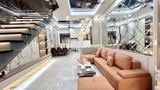 NHÀ PHỐ THIẾT KẾ 3 TẦNG, CÓ SÂN THƯỢNG 4PN, 4WC. HXH, VỈA HÈ, CÂY XANH