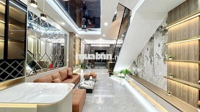 NHÀ PHỐ THIẾT KẾ 3 TẦNG, CÓ SÂN THƯỢNG 4PN, 4WC. HXH, VỈA HÈ, CÂY XANH