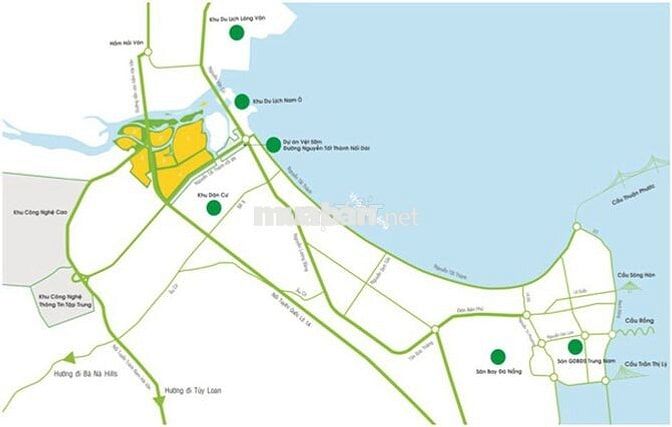 Bán lô đất biệt thự TĐC Golden Hills view kênh sinh thái