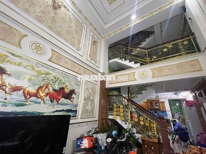 Nhà 1 trệt 1 lửng 3 lầu hẻm hương lộ 2 Bình Trị Đông A bình tân