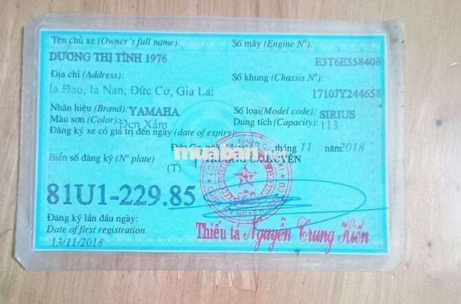 Cần ván xe sirius Fi