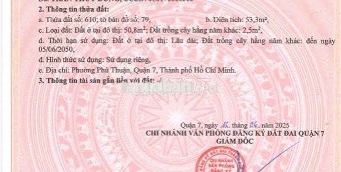 BÁN ĐẤT & NHÀ  3 TẦNG HẺM XE HƠI 🚘 - GẦN CHỢ PHÚ THUẬN QUẬN 7 .