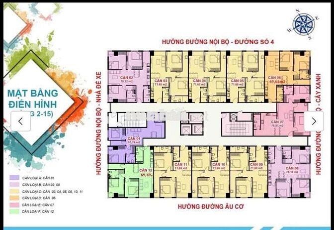 Cần bán căn Chung cư thương mại toà B3 (2N–2wc), full nội thất 💰2,1ty