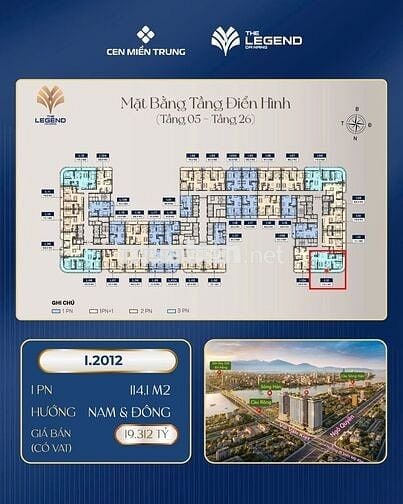 The Legend căn hộ cao cấp vị trí kim cương Đà Nẵng