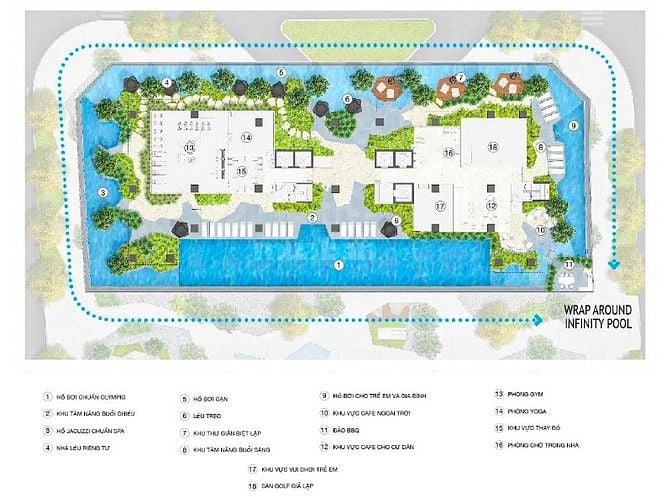 Căn hộ bán tại Metropole Thủ Thiêm tầng cao gồm 3 phòng ngủ 129m2