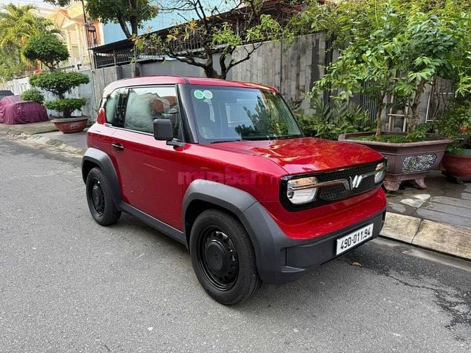 VinFast VF3 Đỏ Ruby 2025 Pin Mua odo 3800km
