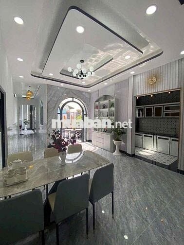 Nhà mặt tiền đường thánh thất tân kim cần giuộc long an