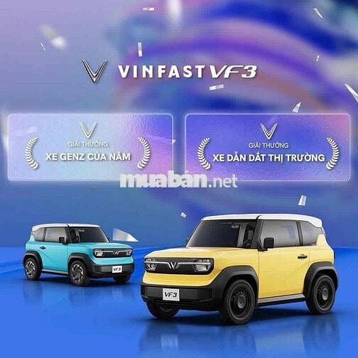 VF3 TRẢ TRƯỚC 40TR. CT CỌC XE NHẬN XE MÁY ĐIỆN
