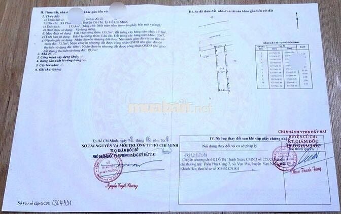 BÁN ĐẤT: 153m2 thổ cư MT Ba Sa - Tân An Hội mới - SHR
