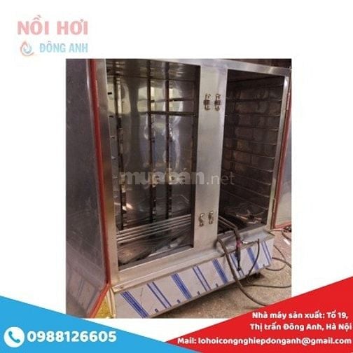 Tủ cơm công nghiệp nấu bằng điện, ga, hơi giá xưởng -0988126605