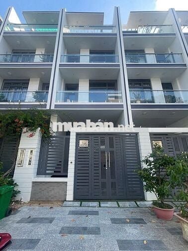 Nguyên căn 5x21m, Hầm 4 tầng (4PN 5WC) ở Vạn Phúc, máy lạnh. Giá 33 tr