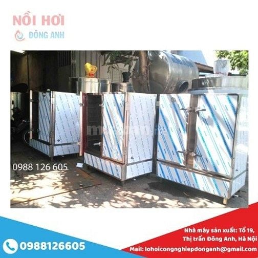 Tủ cơm công nghiệp nấu bằng điện, ga, hơi giá xưởng -0988126605