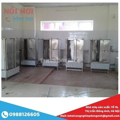 Tủ cơm công nghiệp nấu bằng điện, ga, hơi giá xưởng -0988126605