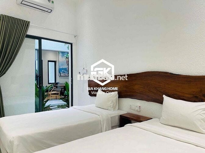 CHO THUÊ NHÀ SÂN VƯỜN MỚI XÂY 3 PHÒNG PHÒNG NGỦ FULL NỘI THẤT BẮC NHA