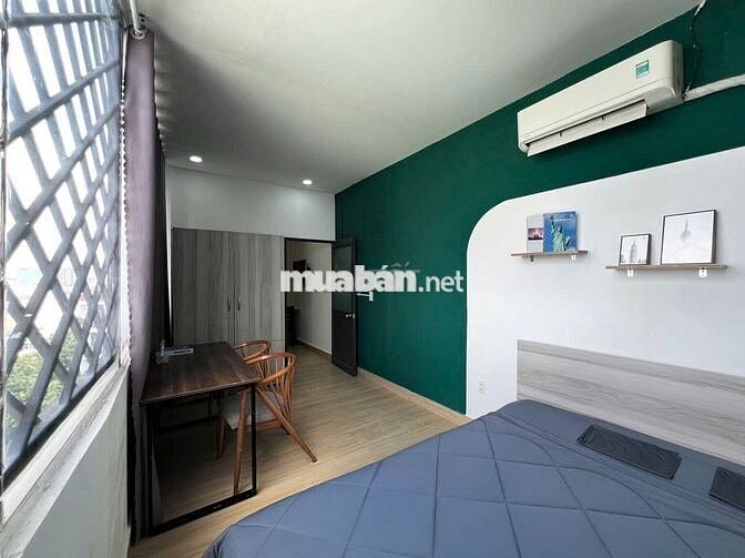 CHO THUÊ PHÒNG 1PN FULL NỘI THẤT CỬA SỔ THOÁNG Ở BÌNH THẠNH GIÁP Q1,Q3