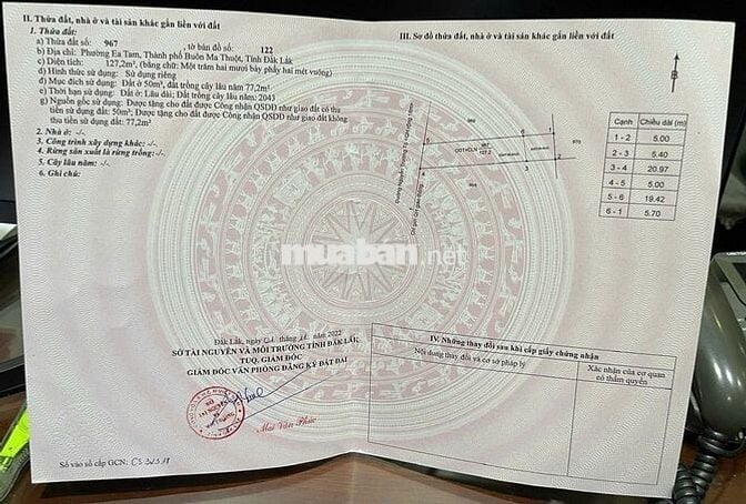 CHÍNH CHỦ - BÁN ĐẤT MẶT TIỀN NGUYỄN TRƯỜNG TỘ
