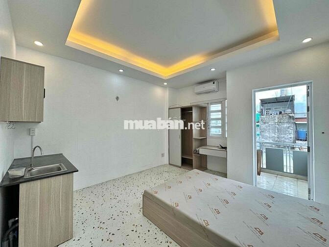 CHO THUÊ CĂN HỘ FULL NỘI THẤT BANCOL TẠI PHẠM VĂN CHIÊU 30m2