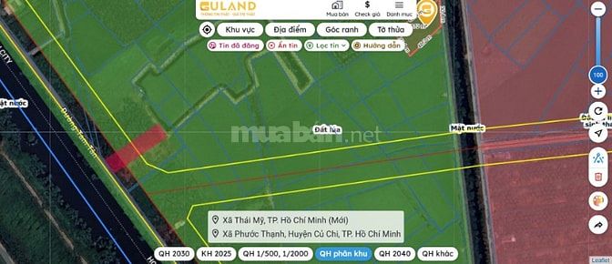 Bán đất mặt tiền Tam Tân, đối diện sân Golf Long An