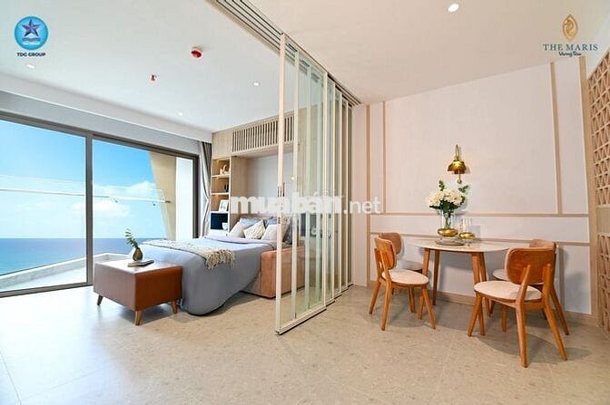 Cần bán căn 45m2 1PN+1WC nằm  trung tâm dễ di chuyển, view biển 360