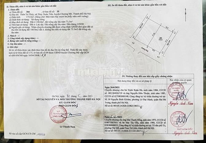Cần bán 2 lô đất siêu phẩm trung tâm Xuân Mai-Chương Mỹ