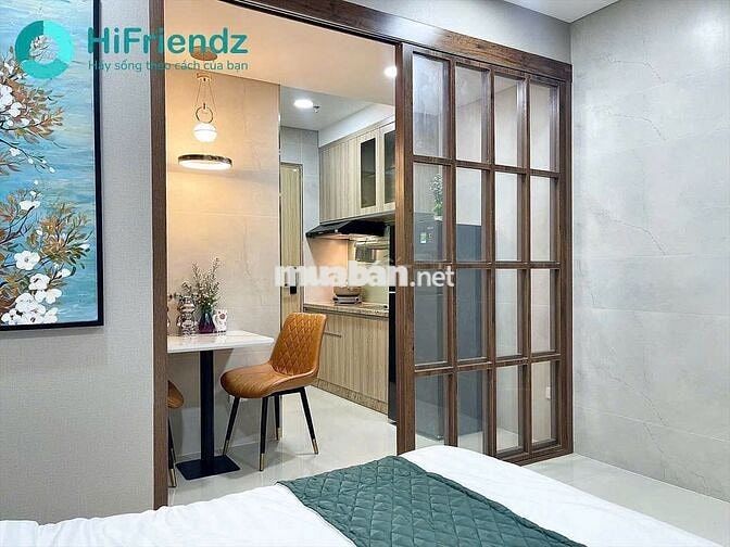 Căn hộ Giả Ban Công 1PN- Tách bếp-Nội thất cao cấp - 35m2 Q.Bình Thạnh