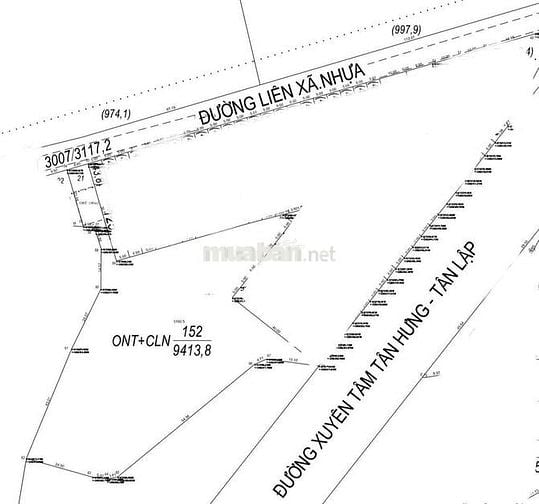 PHÙ HỢP ĐẦU TƯ, LÀM XƯỞNG. LÔ 5160m2 Mặt tiền đường liên xã