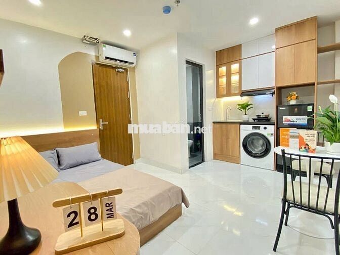 Bán trong tháng! CCMN xây mới Kim Đồng 8 tầng tm,12 phòng khép kín