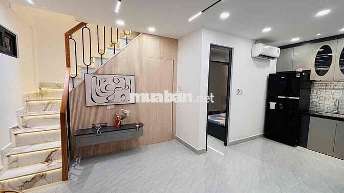 BÁN NHÀ PN CHỈ 4.TỶX - MỚI 2 TẦNG 3PN - NGANG 4.5M - HẺM THÔNG
