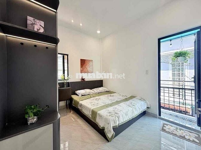BÁN NHÀ PN CHỈ 4.TỶX - MỚI 2 TẦNG 3PN - NGANG 4.5M - HẺM THÔNG