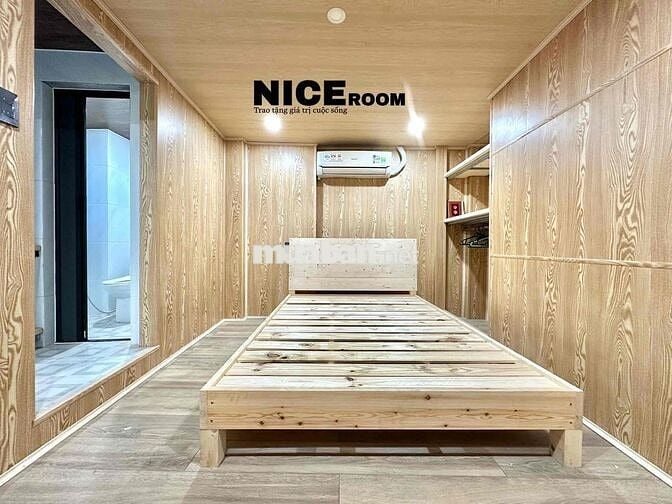 PHÒNG TRỌ ĐI BỘ TỚI VLU RỘNG 30m2 CÓ CỬA SỔ BAN CÔNG