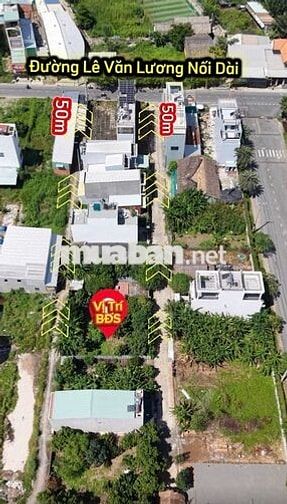 ĐẤT THỔ CƯ, 2 MẶT TIỀN TRƯỚC SAU, HẺM XE HƠI, CÁCH LÊ VĂN LƯƠNG 20M