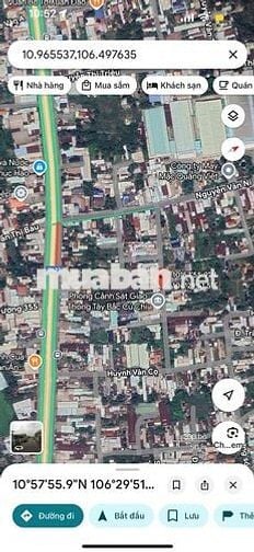 BÁN ĐẤT: 277m2 đất MT Nguyễn Phong Sắc - TT Củ Chi - SHR