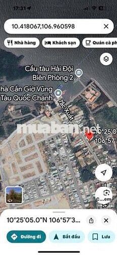 ĐẤT NỀN MẶT TIỀN ĐƯỜNG TẮC XUẤT – NGAY BẾN PHÀ BIỂN CẦN GIỜ – VŨNG TÀU