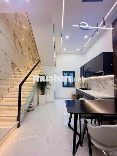 NHÀ 4TẦNG MỚI XÂY- HẺM 6M- NGAY KHU V.I.P HƯƠNG LỘ 2 - 40m2 - 4.85TỶ