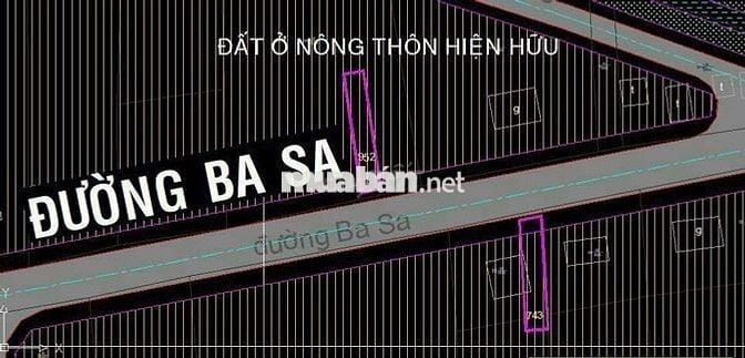 Khu dân cư mặt tiền Ba Sa : 153m2 (5,5x28) - Phước Hiệp . Giá 1 tỷ 790