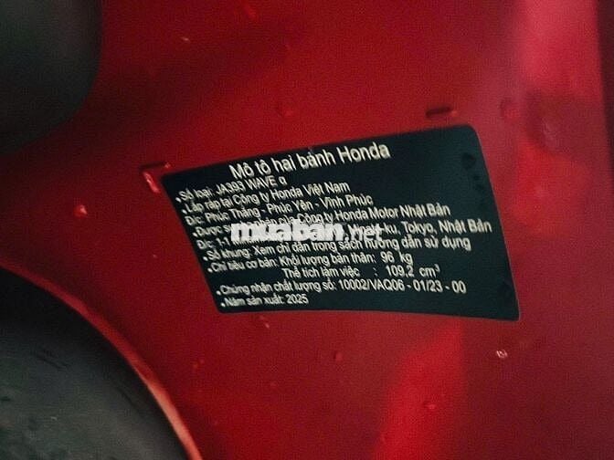 XE MÁYTHANH TÙNG_WAVE A 110 ĐỎ SIÊU LƯỚT 2025