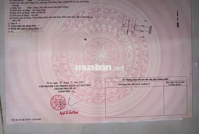 Bán căn nhà khu dân cư phường đông hoà tp hcm
