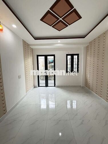 Nhà 3 tầng 3wc 2 phòng hẻm thông SHR 1 sẹc Nguyễn Văn Nghi Phường 1 GV