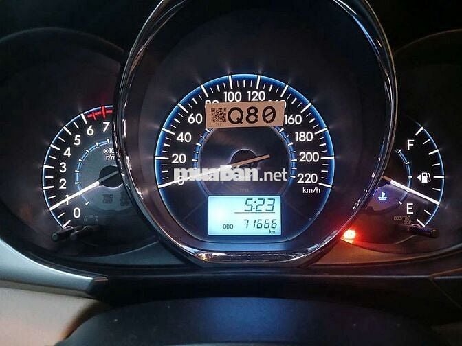 xe vios 2018 số sàn - odo 71000 km