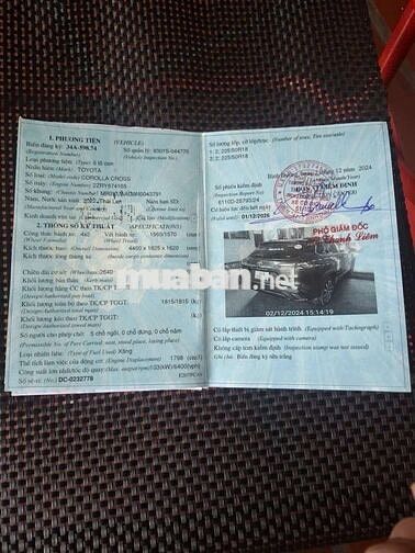 Toyota cross 2022 1.8V - 74 km ( chính chủ)